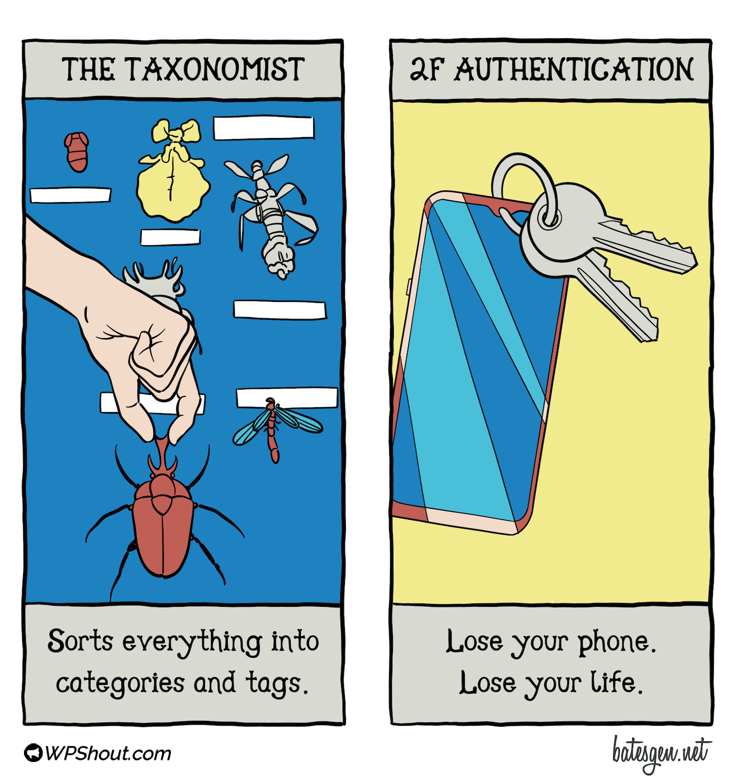 Tarot card #33: The Taxonomist/2F Authentication