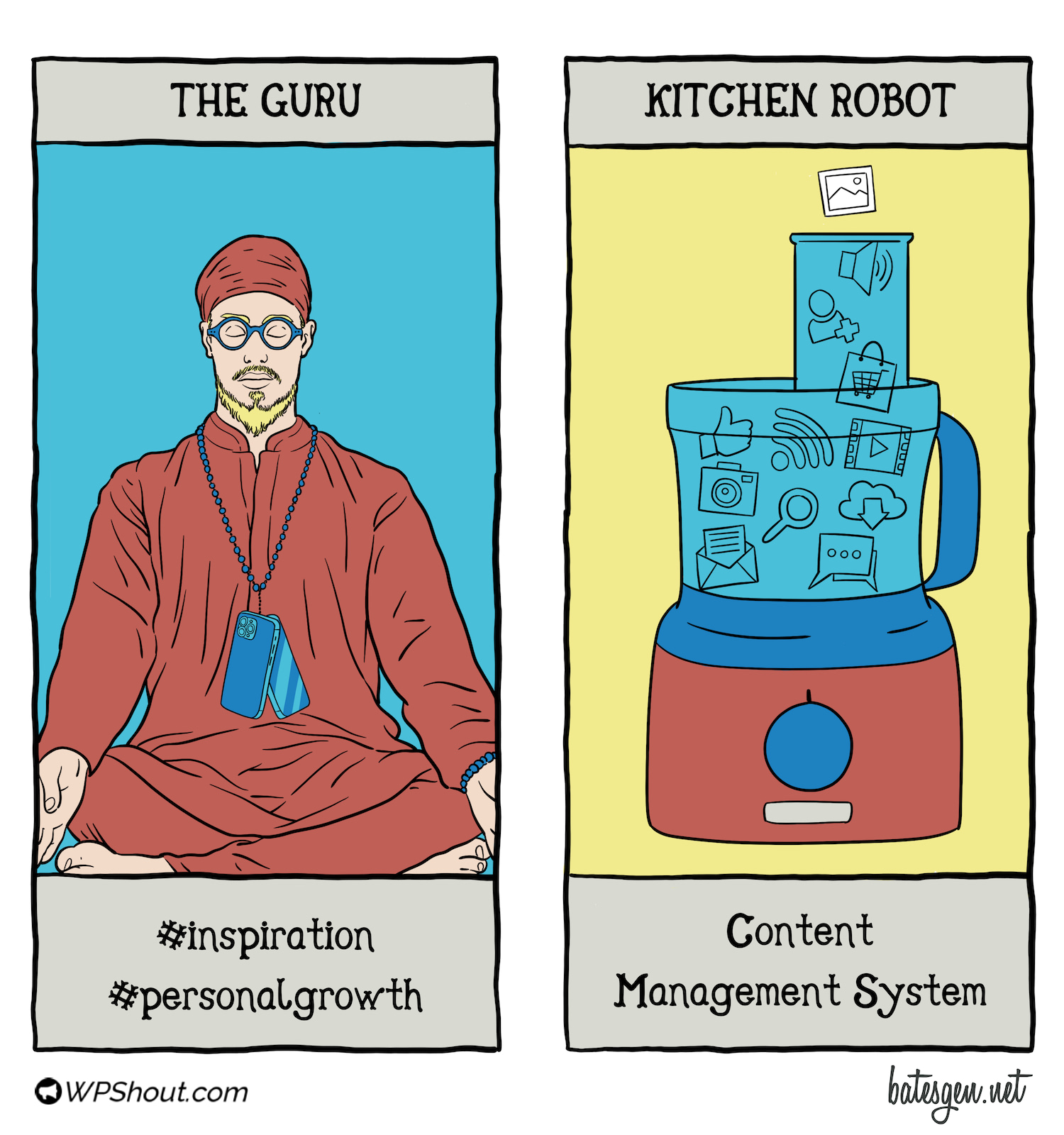 Tarot card #37: The Guru/Kitchen Robot