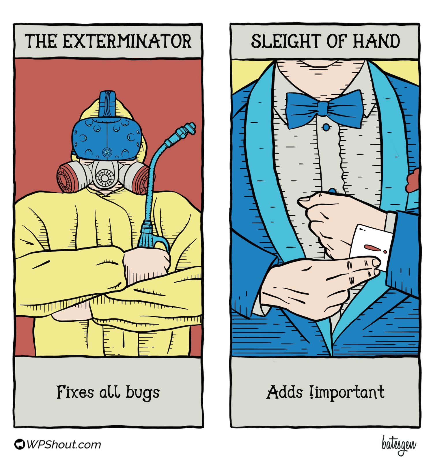 Tarot card #4: The Exterminator/Sleight of Hand