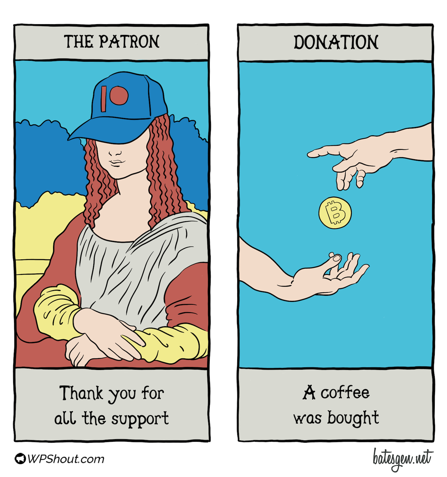 Tarot card #41: The Patron/Donation