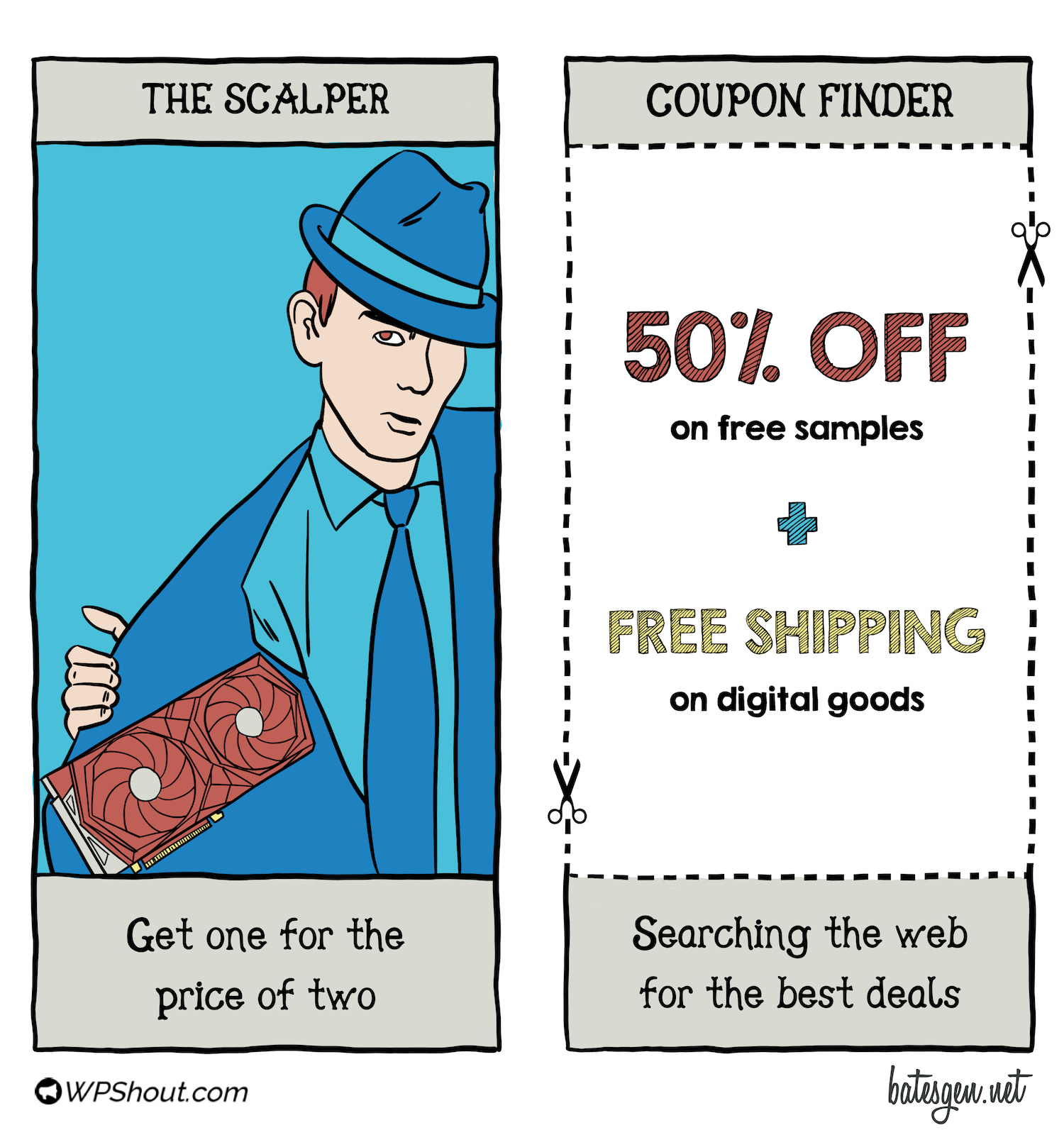 Tarot card #42: The Scalper/Coupon Finder
