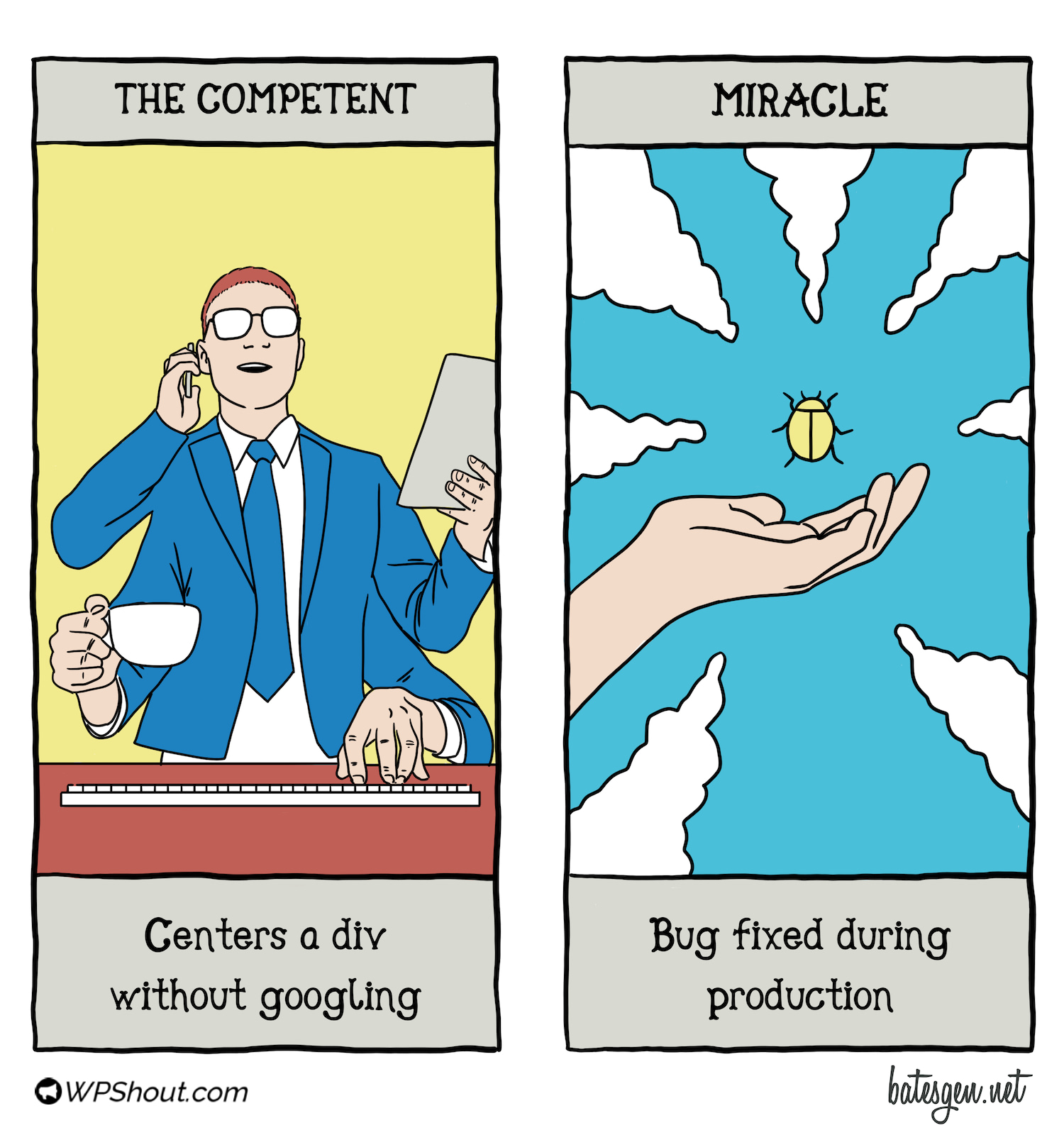 Tarot card #45: The Competent/Miracle