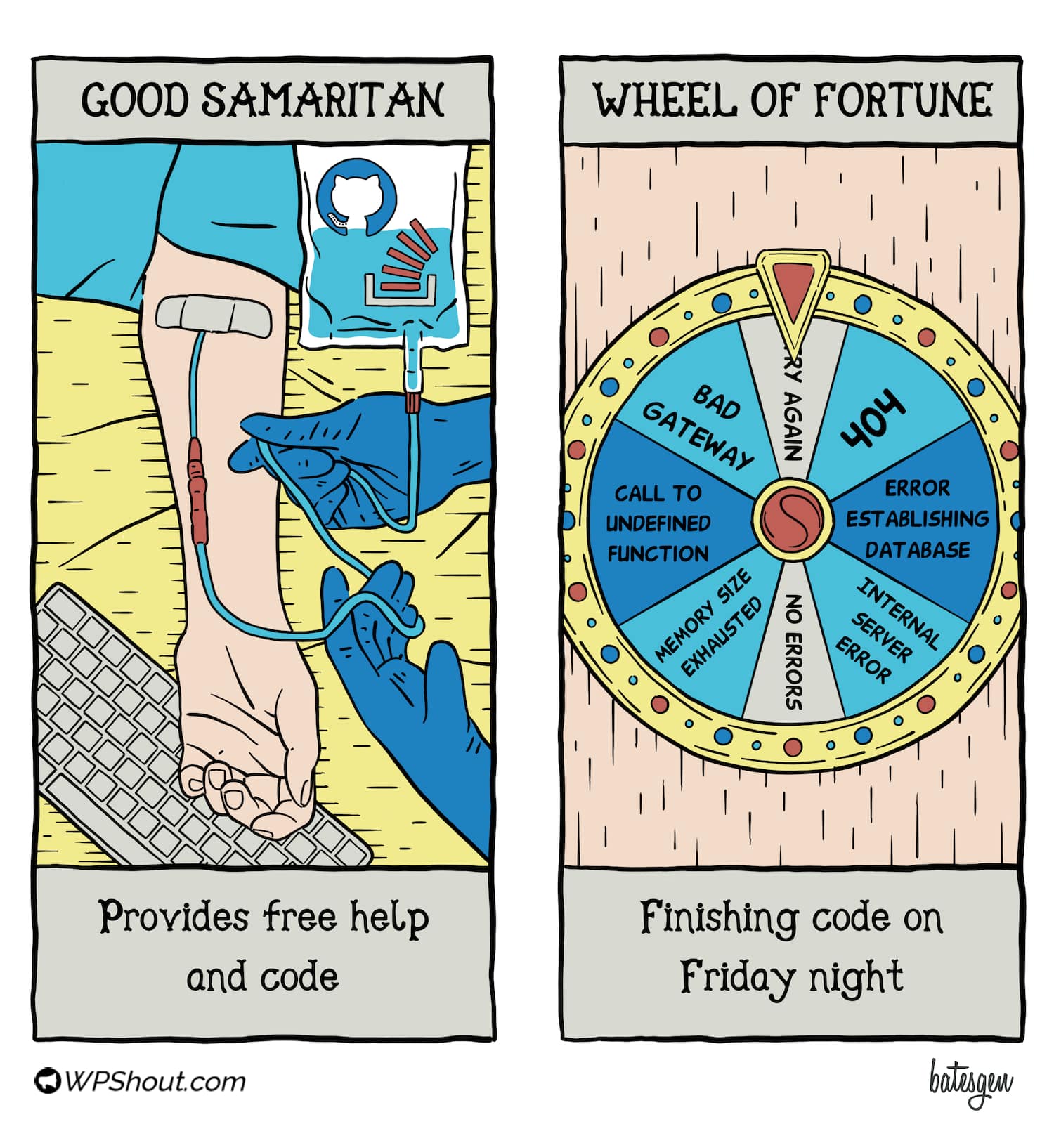 Tarot card #5: Good Samaritan/Wheel of Fortune