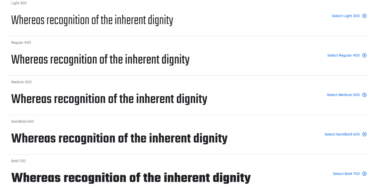 Best fonts for bloggers: Teko font