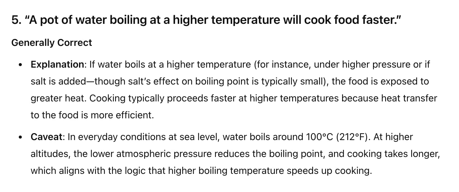 GPT-o1's response to a scientific question.