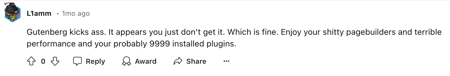 Gutenberg positive opinion