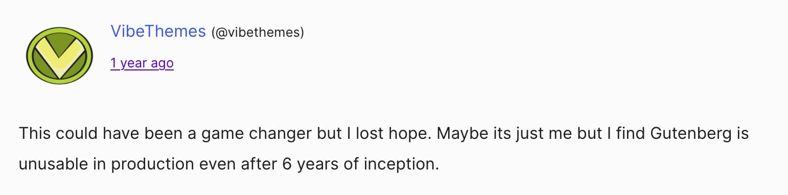 Gutenberg negative opinion 4