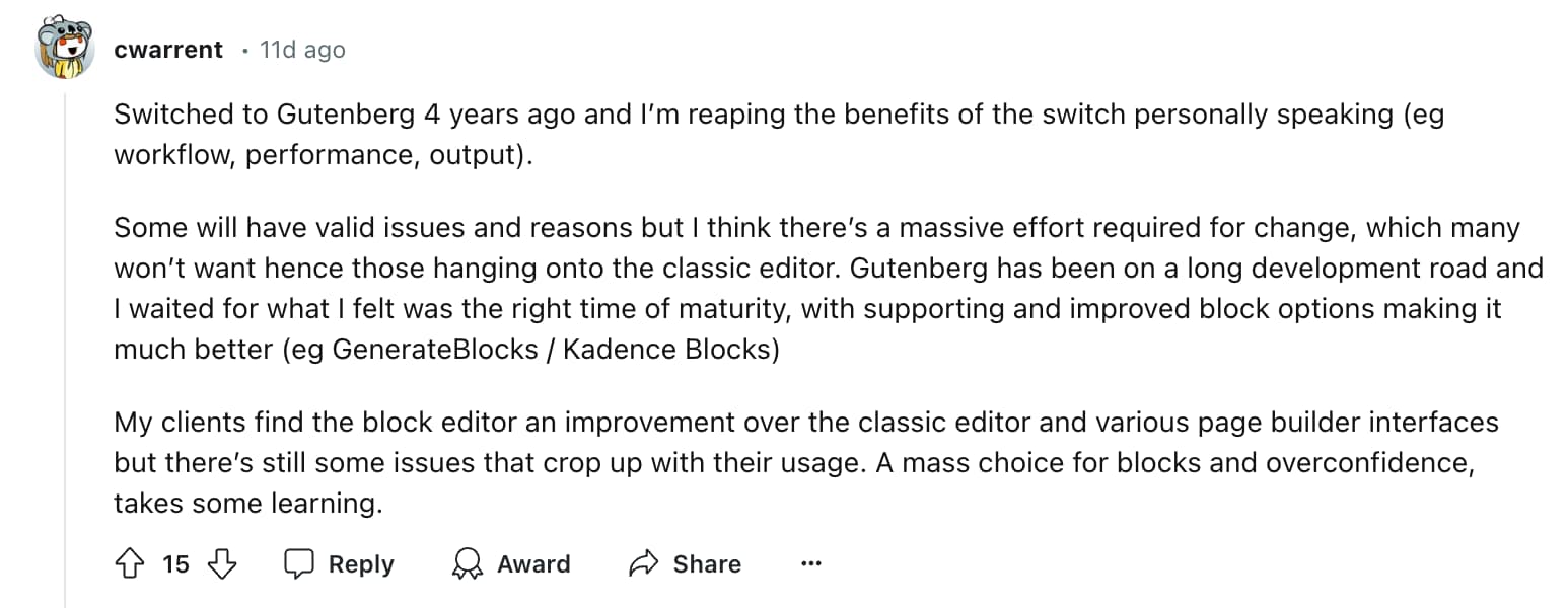 Gutenberg positive opinion 4