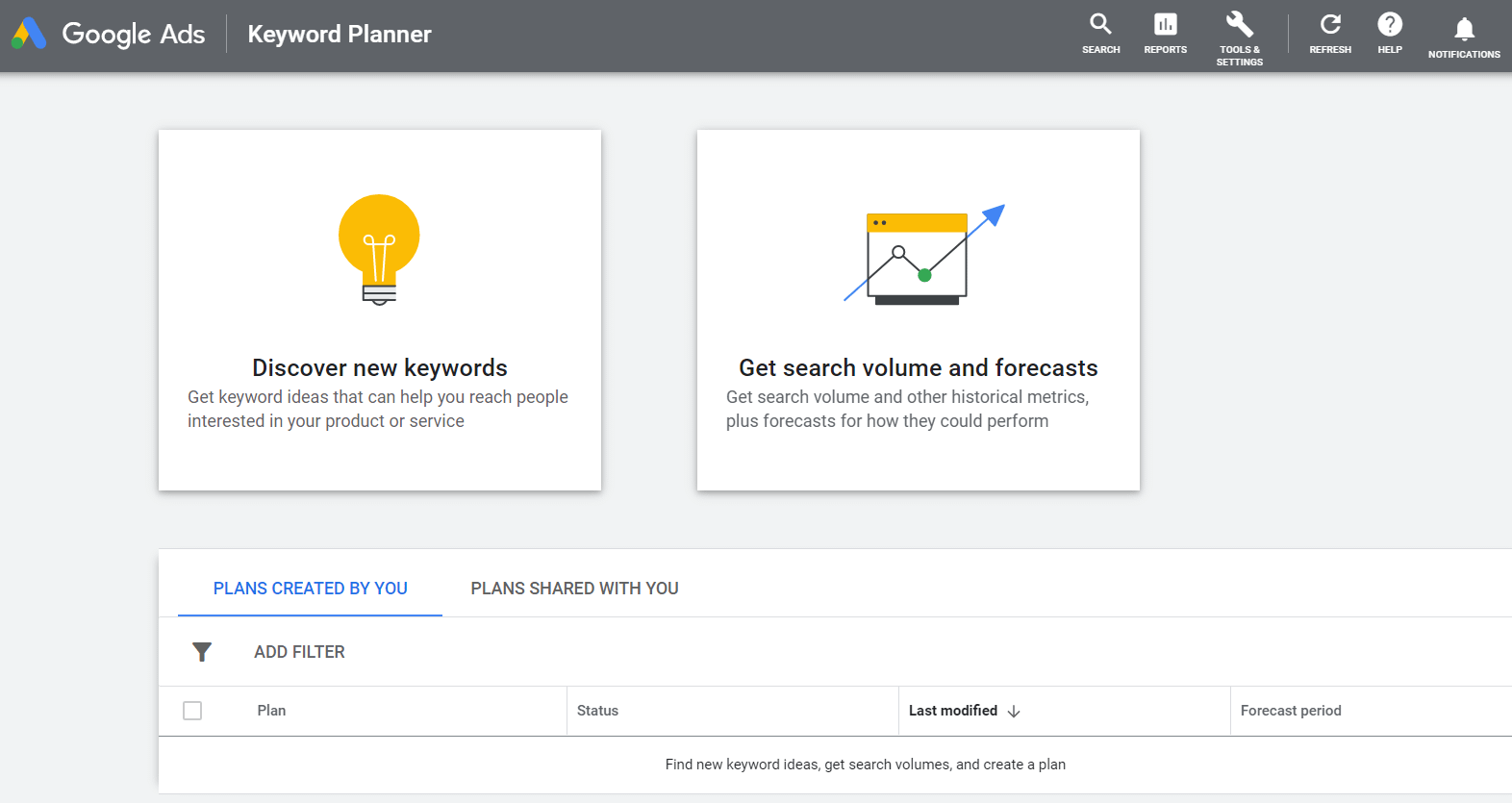 Google Keyword Planner is a helpful tool for finding relevant search terms for your affiliate marketing strategy.