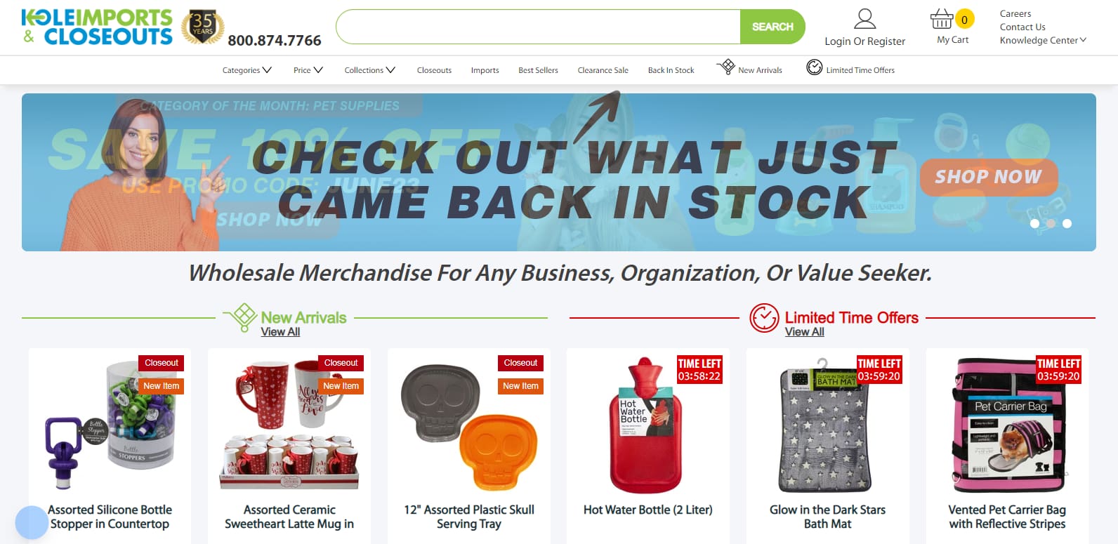 Store like aliExpress: Kole Imports.