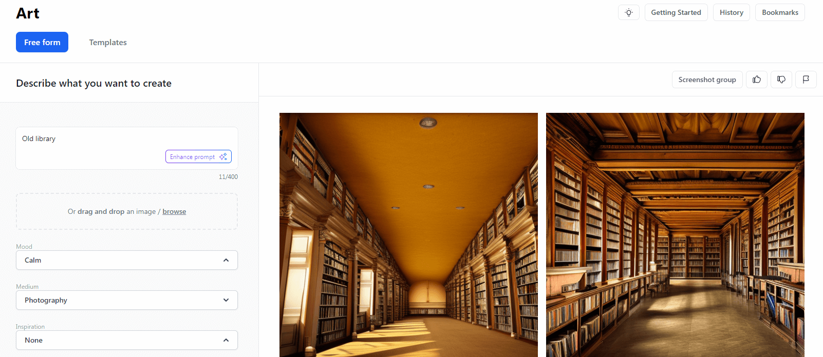 Jasper AI review: art example.