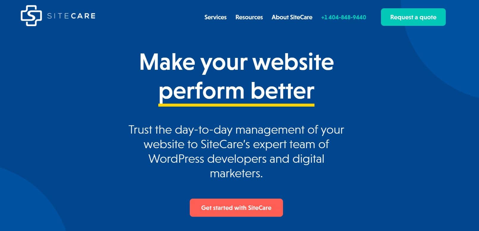 SitePlan offers a range of WordPress maintenance services