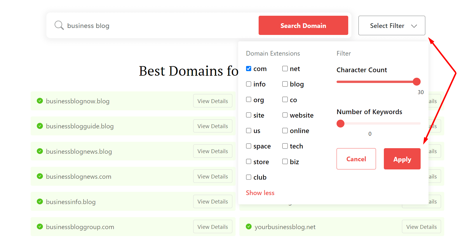 How to choose a blog name, DomainWheel, choosing blog extensions.