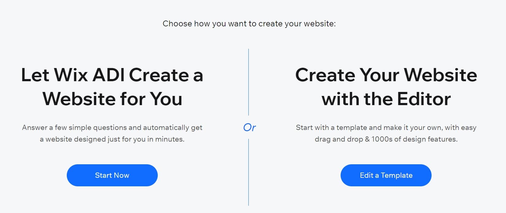 Wix review: Wix ADI vs Wix Editor