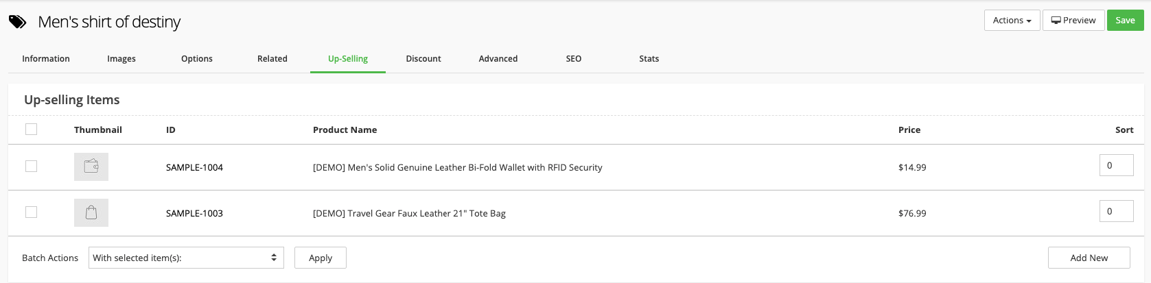 Creating a product in 3dcart.