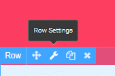row settings