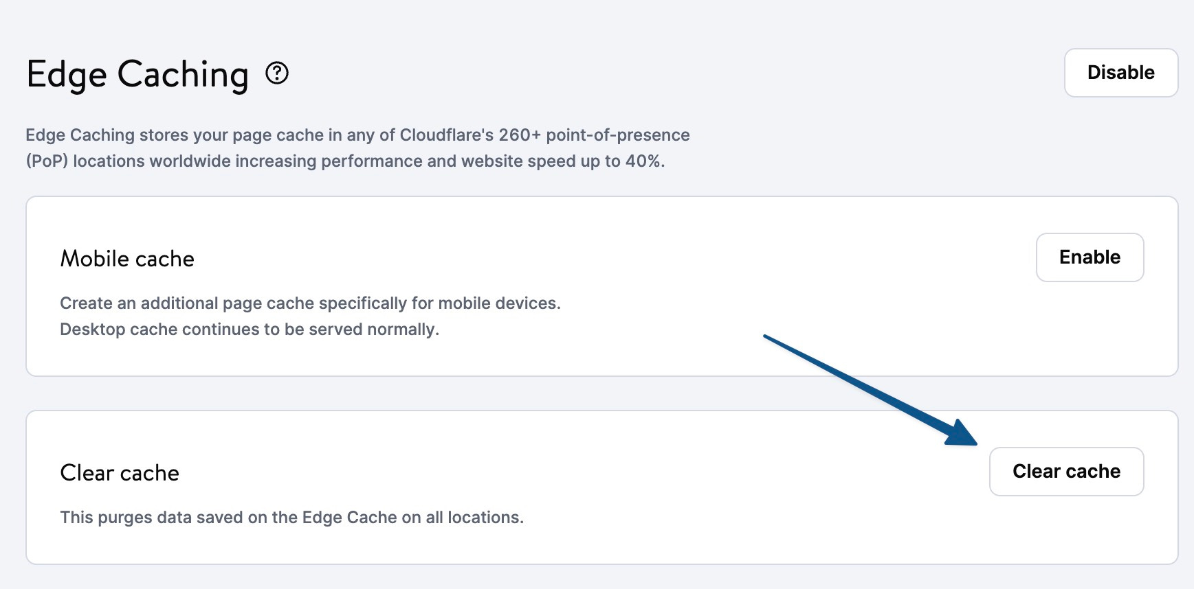 clear cache to fix the WordPress white screen of death.