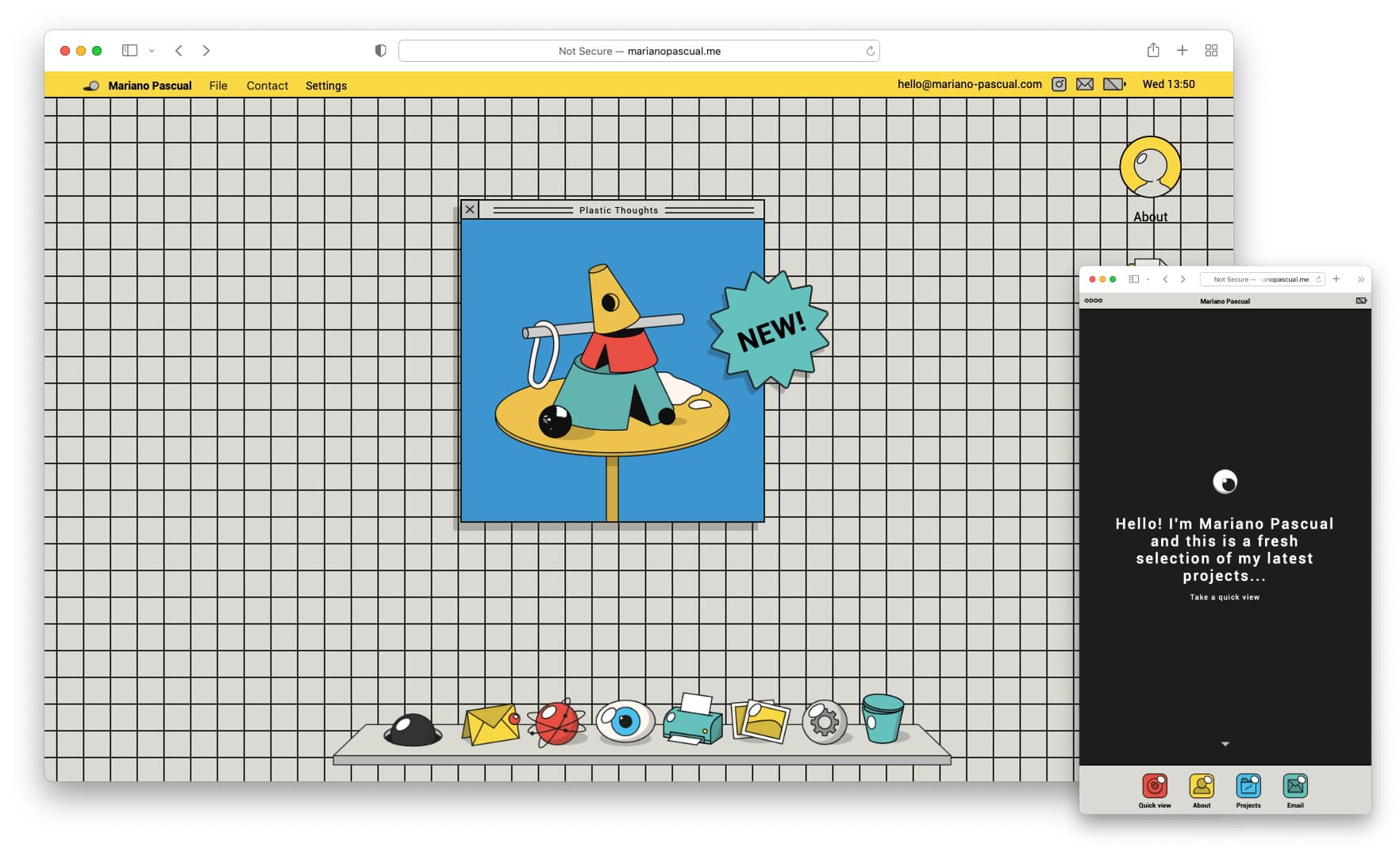 Best design portfolios: Mariano Pascual