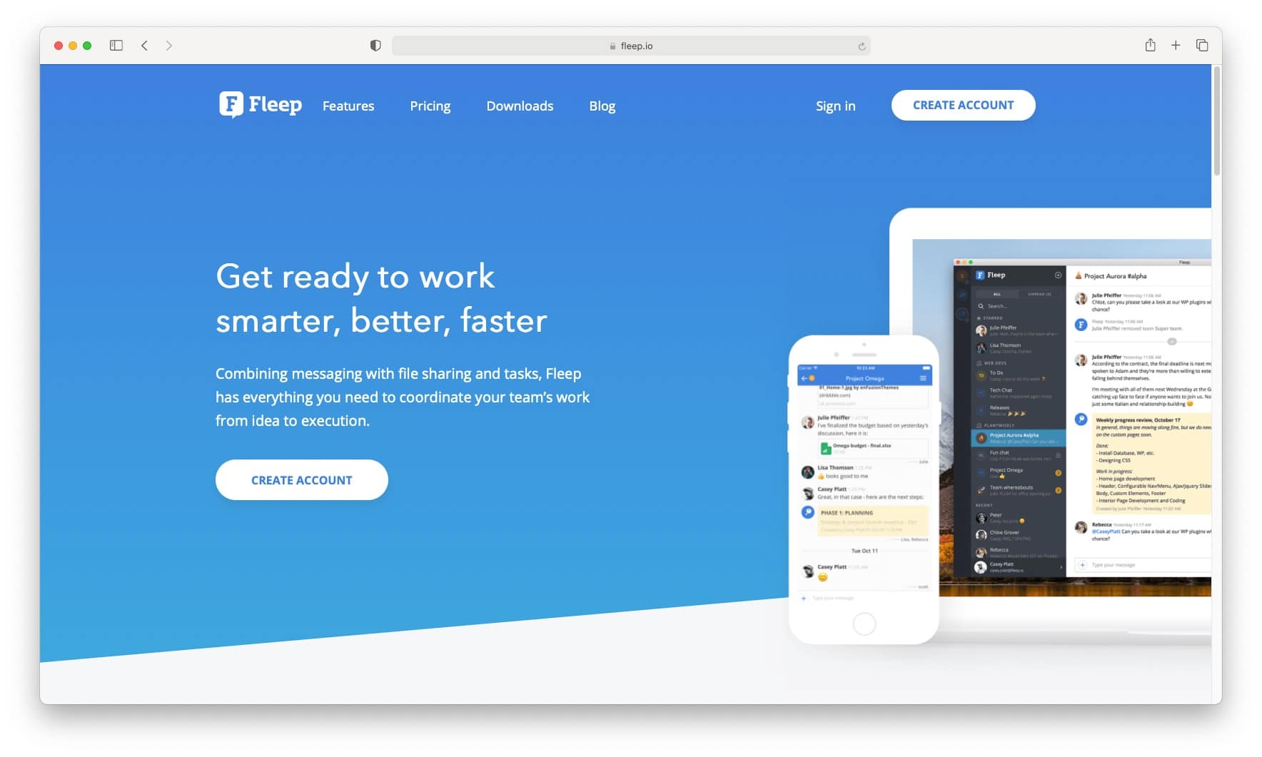 Fleep is one of the best free Slack alternatives