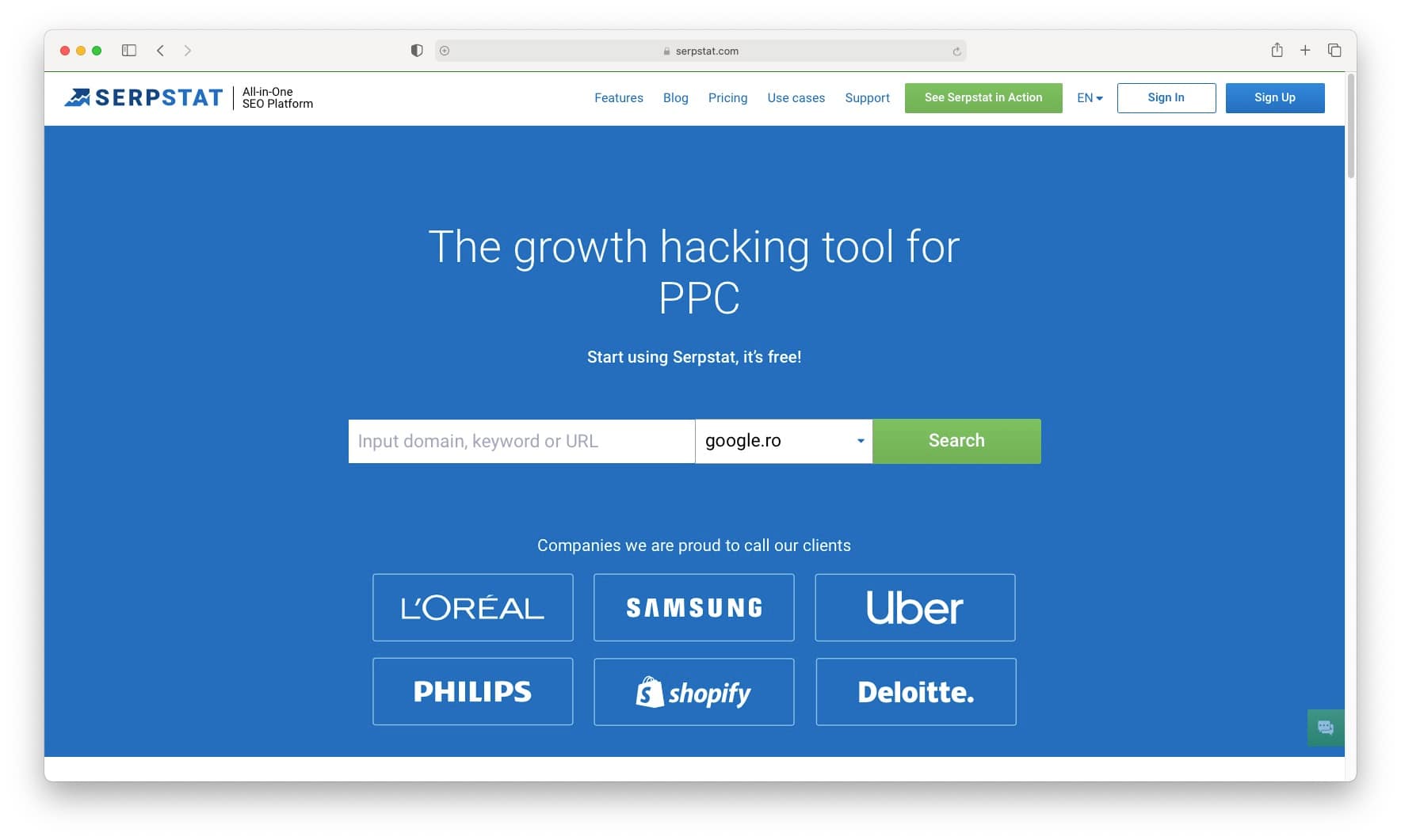 Serpstat is an ahrefs alternative