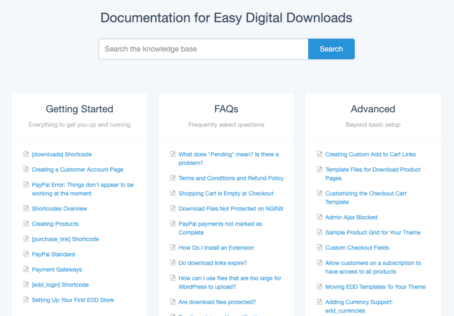 Easy Digital Downloads Doc