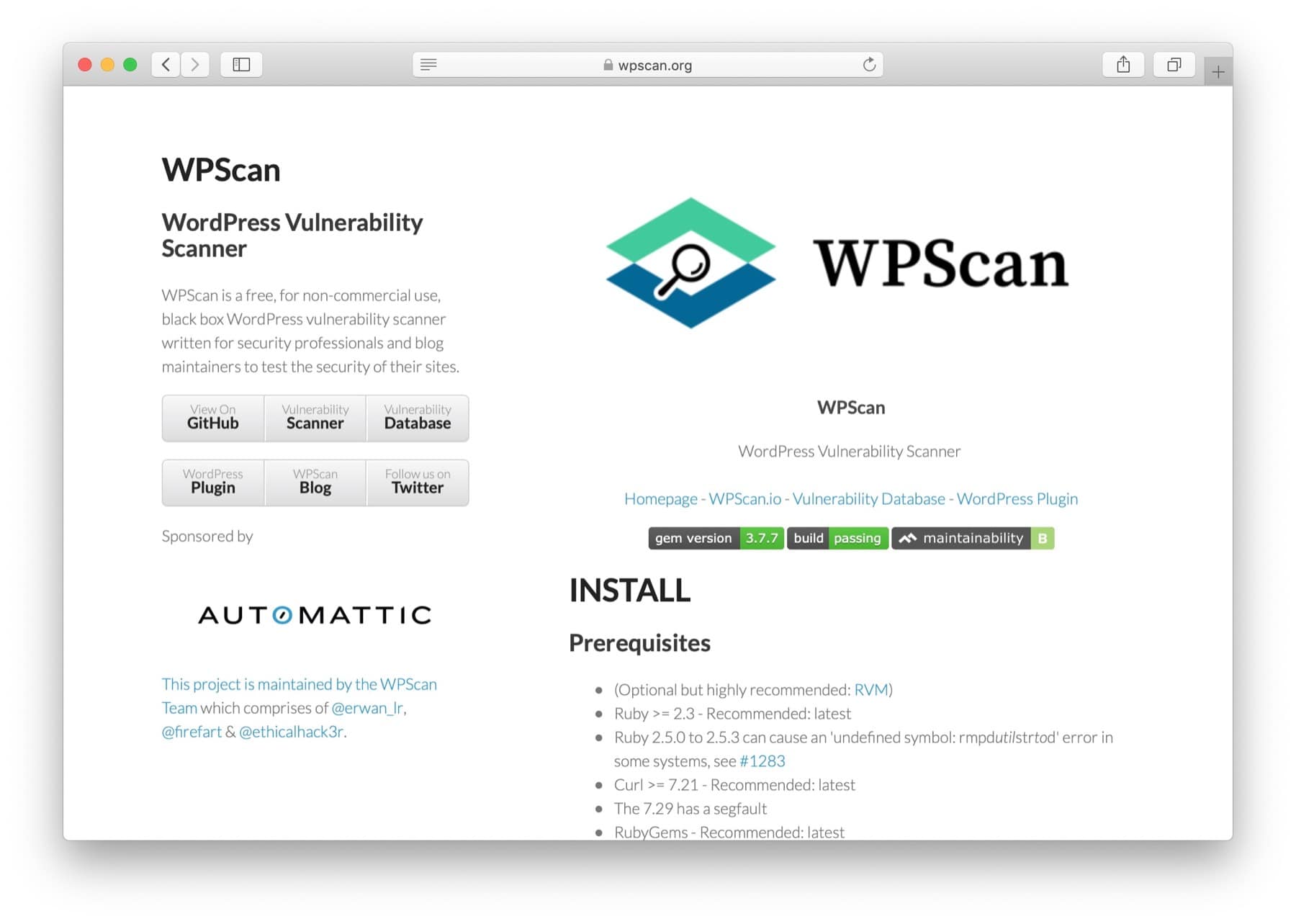 wpscan