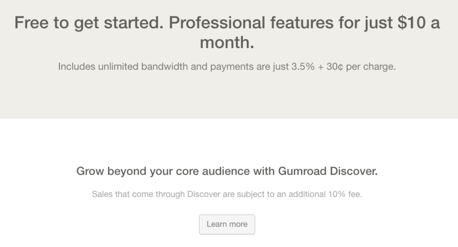 Gumroad Pricing