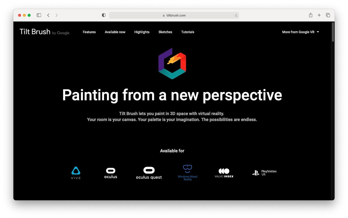 Tilt Brush by Google