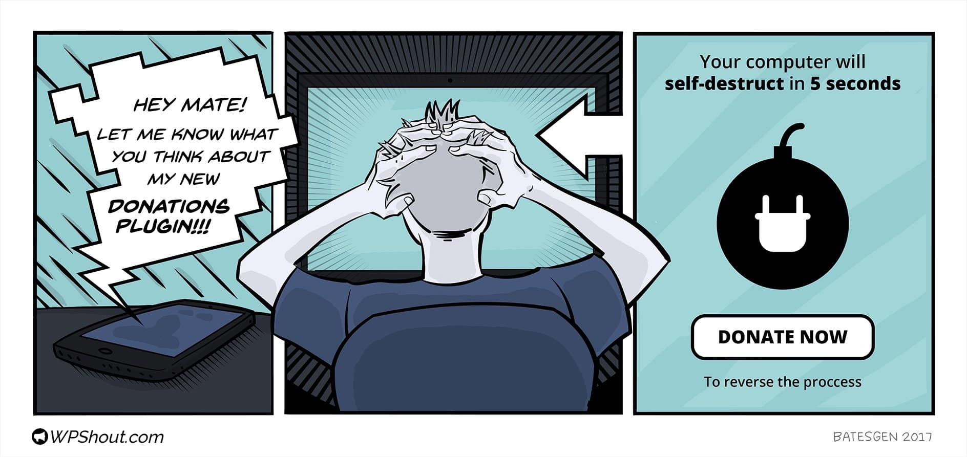 Self-destruct Donations Plugin