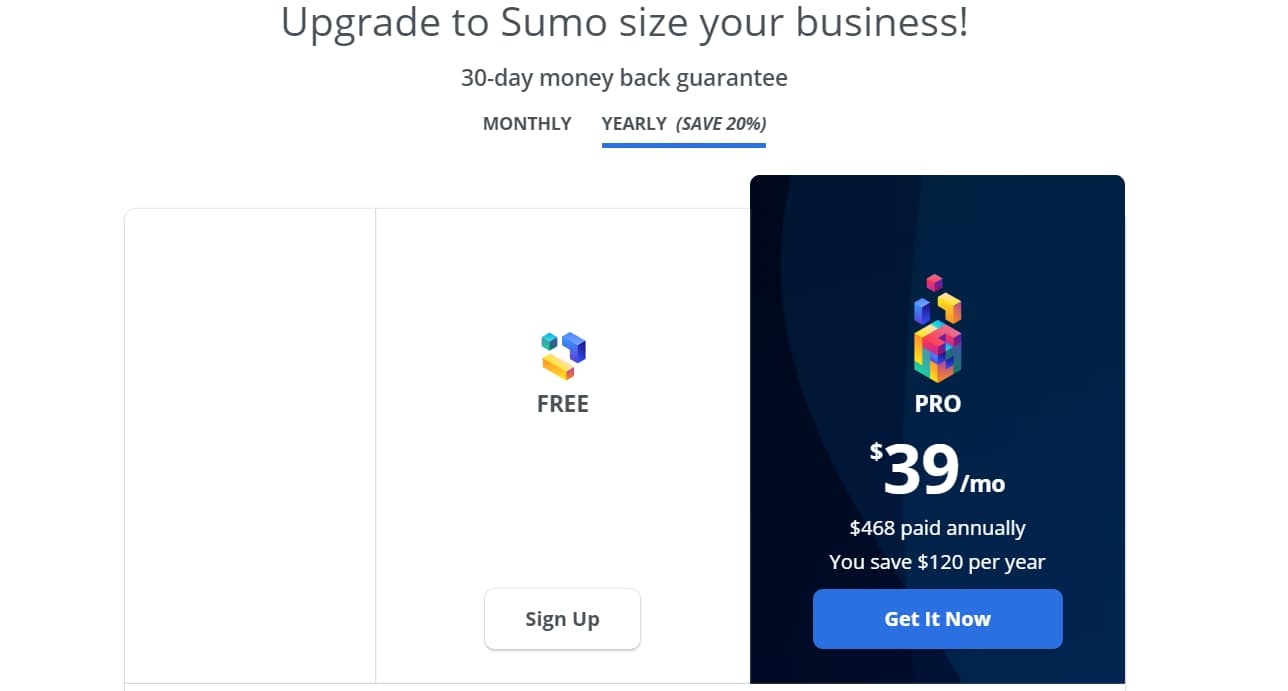 sumo pricing