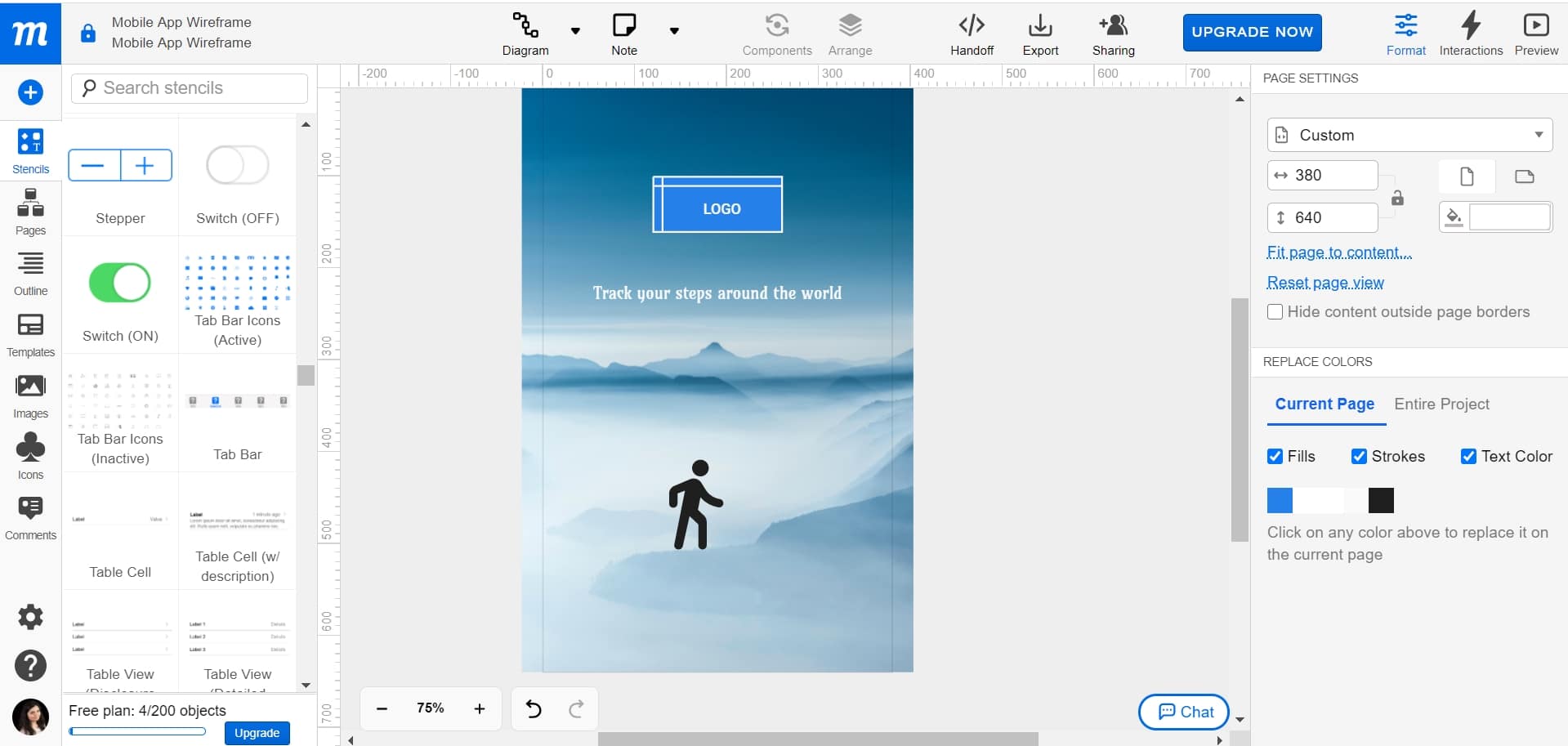 what are splash screens and how to create them with Moqups tool