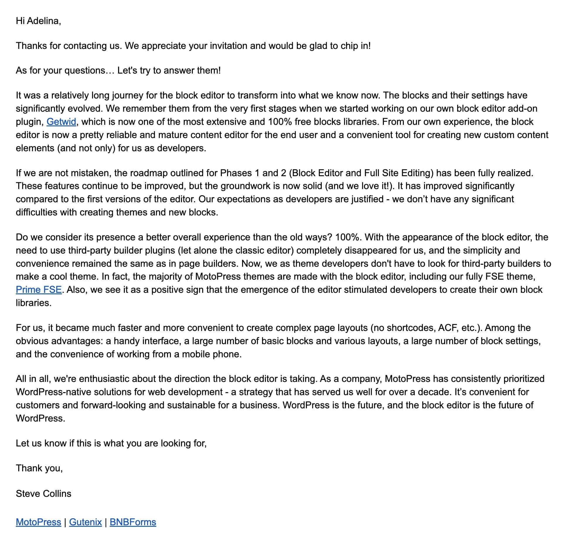 Gutenberg positive opinion 3