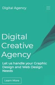 Digital Agency on mobile