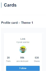Tailwind Templates Cards on mobile