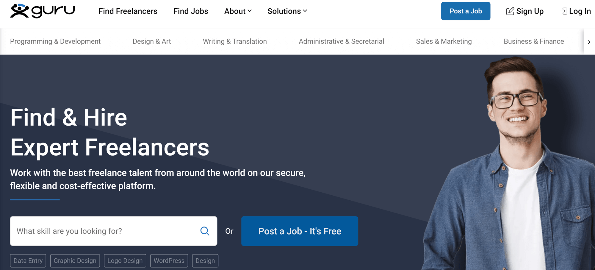 Best freelance websites: Guru