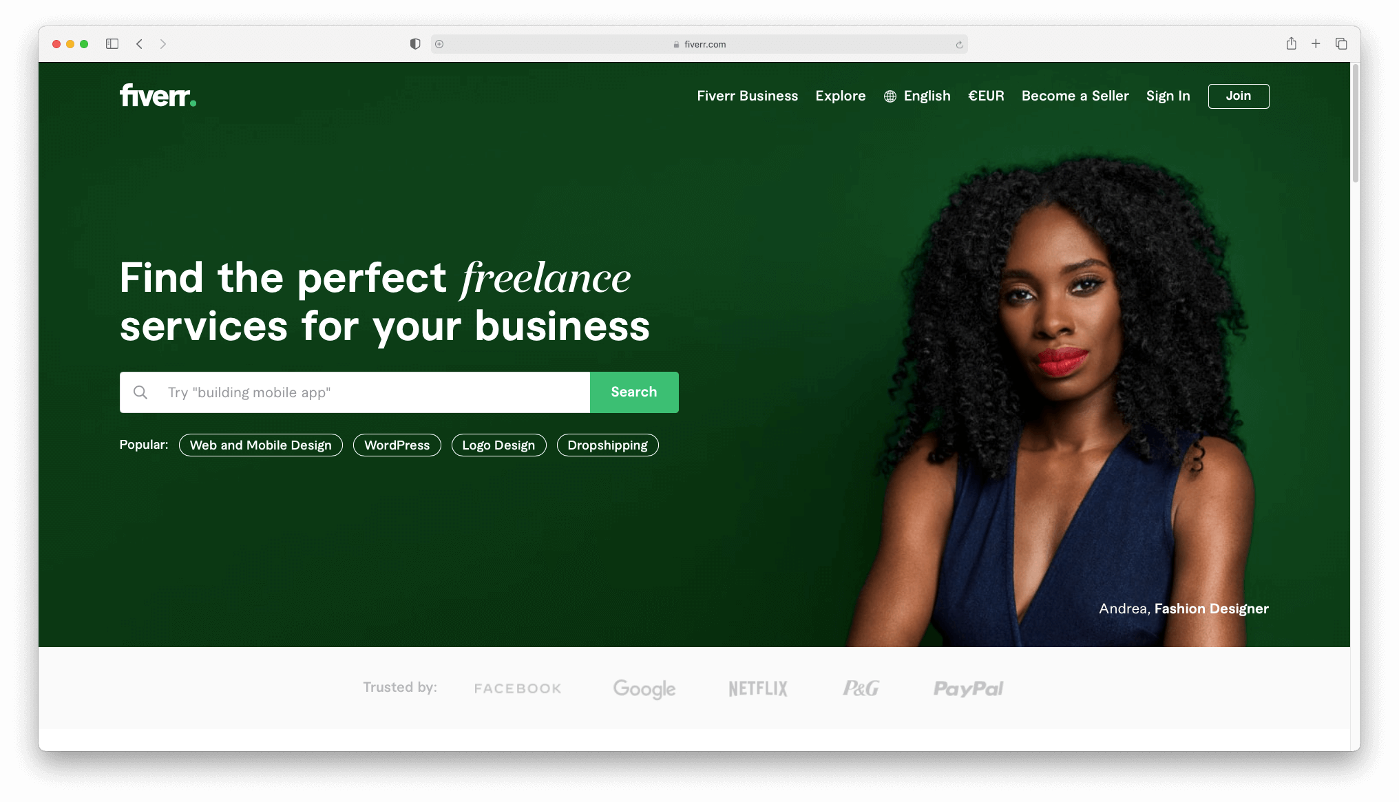 Fiverr is one of the most well known places for remote work online