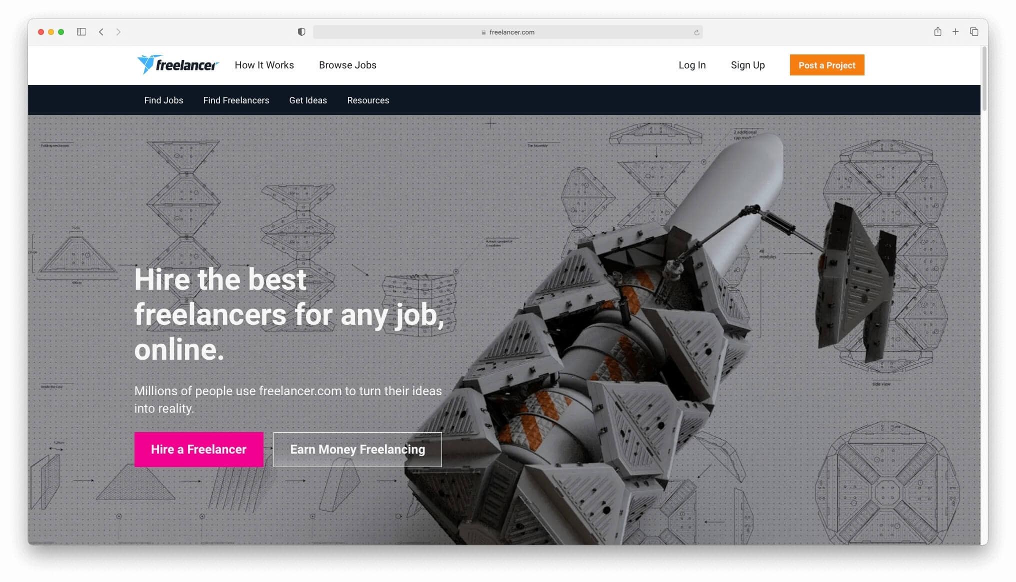 Freelancer.com is the best place for freelancers to find remote work online