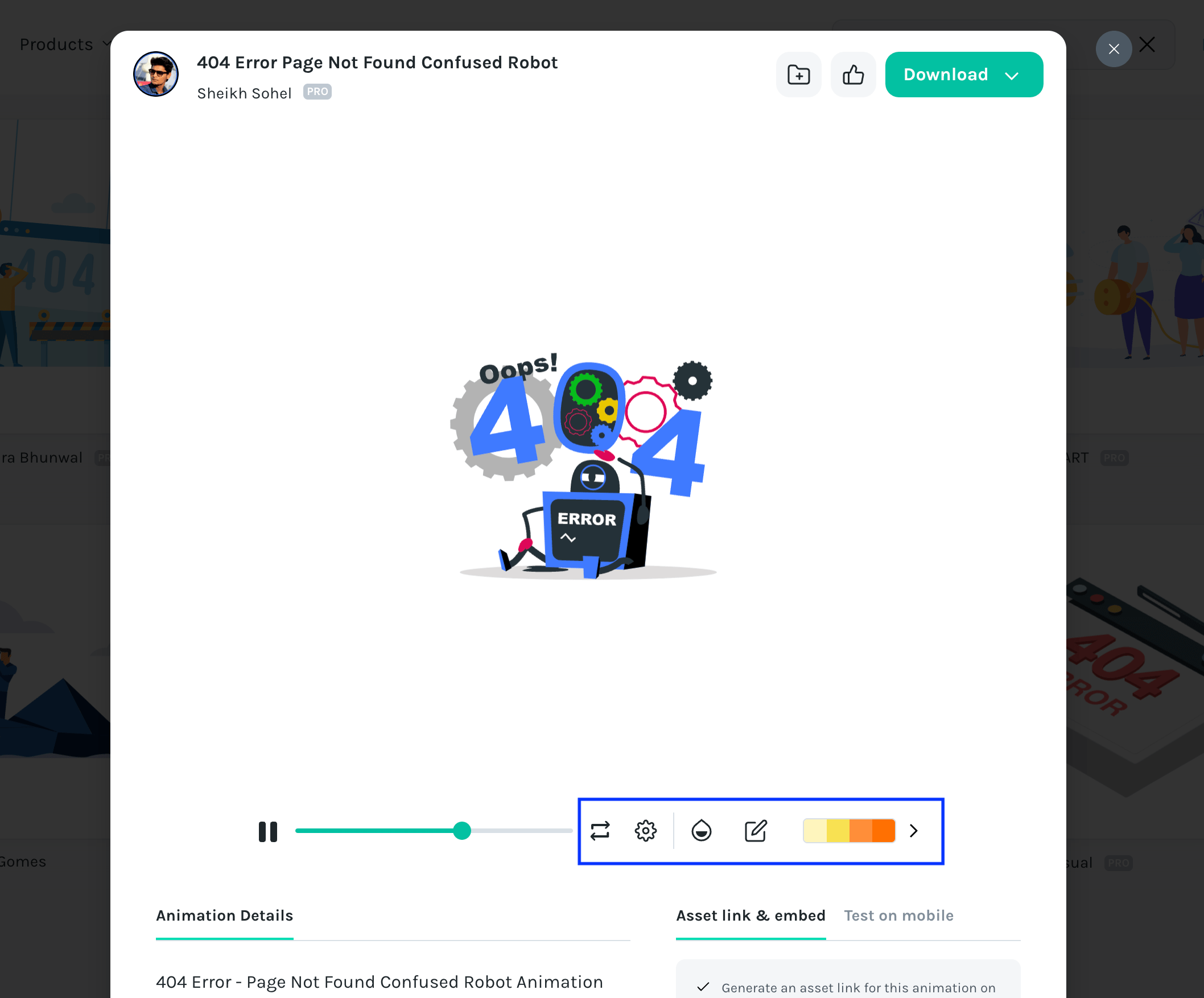 how to set a 404 page in WordPress with robot and gears.