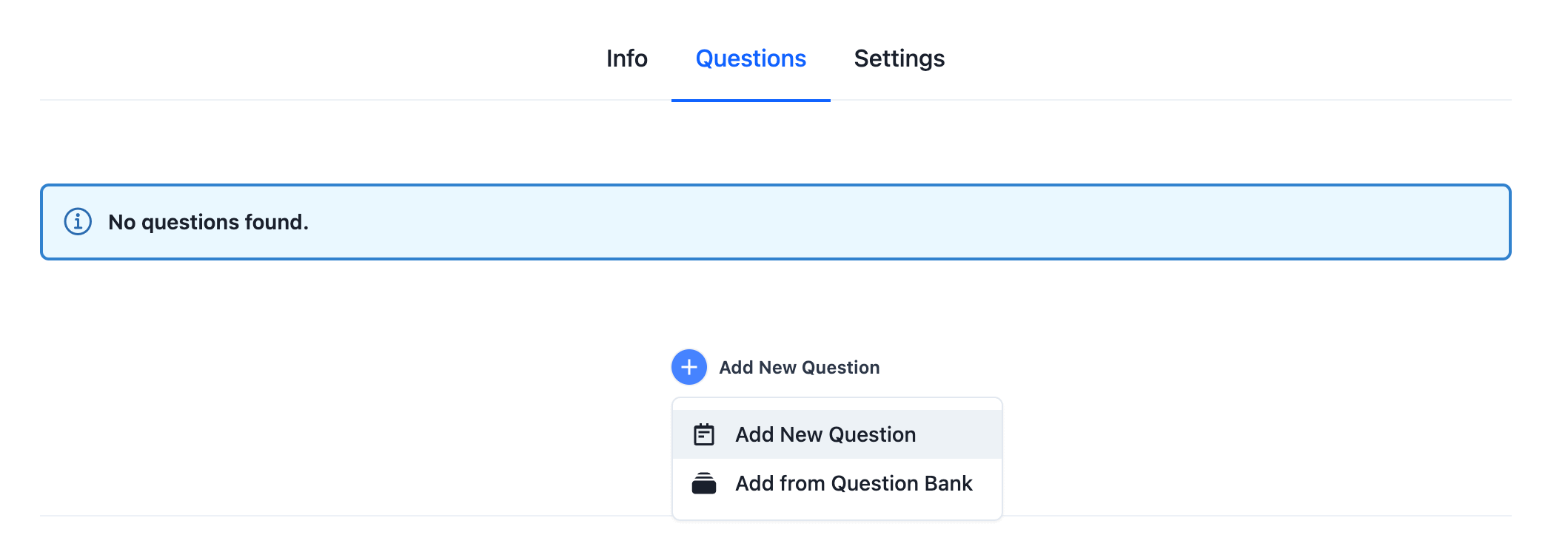 picking quiz questions