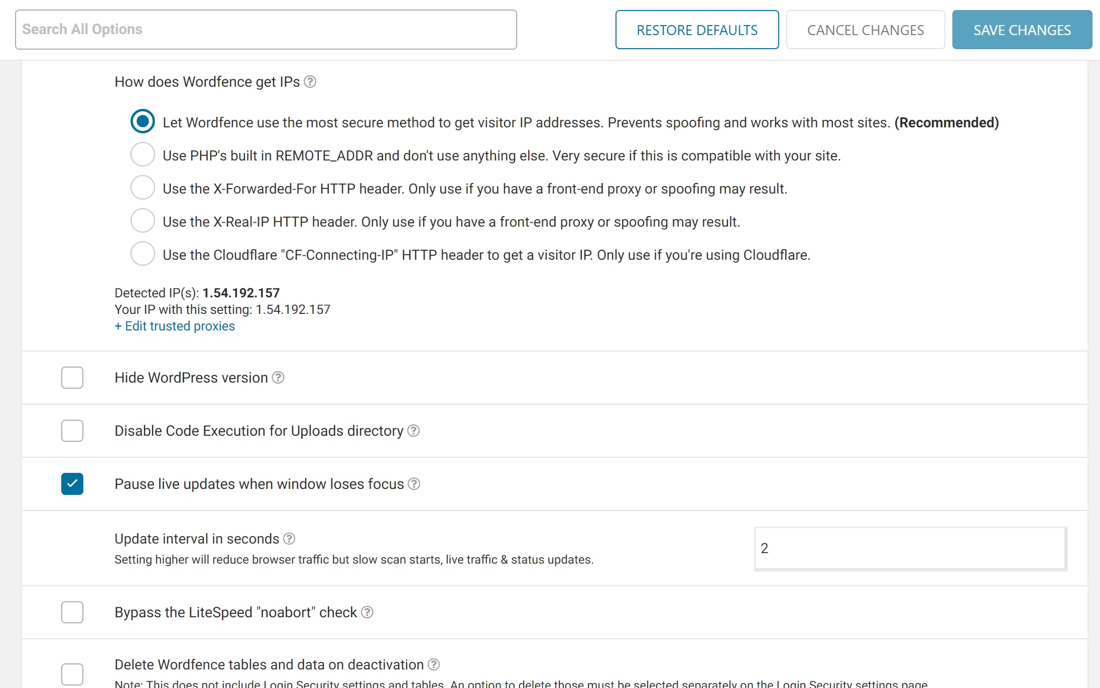 Wordfence hardening rules vs Sucuri and MalCare