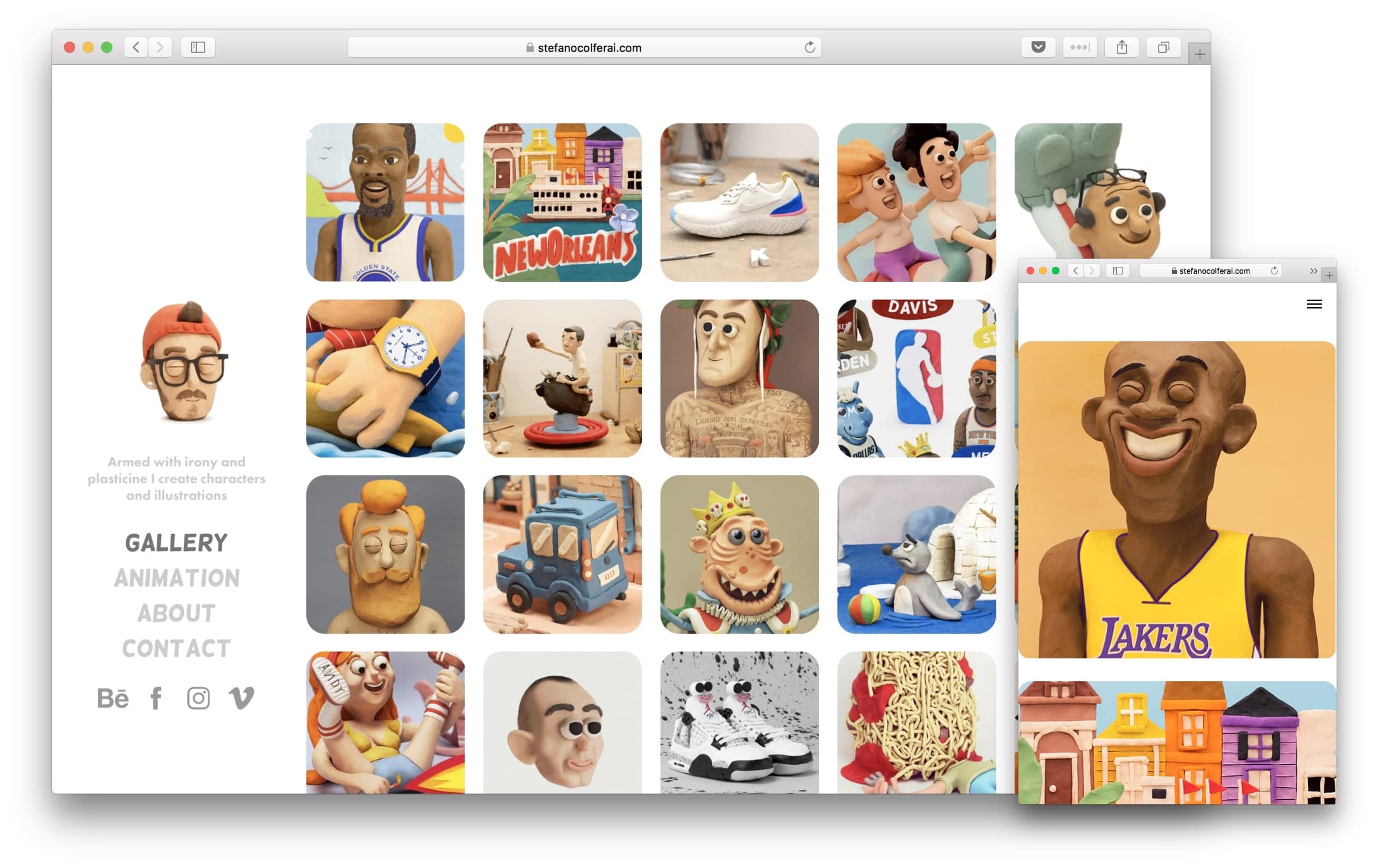 Best design portfolios: Stefano Colferai