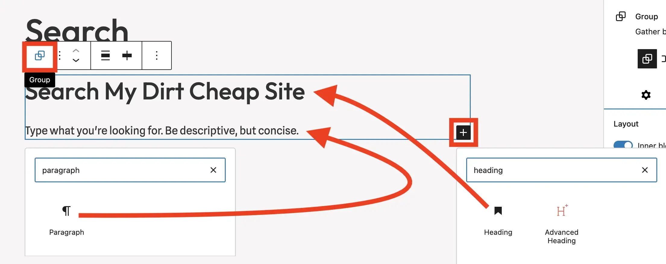 How to Add Search to a Static WordPress Site for Free Using Lunr 3 Adding title and description of the search page.