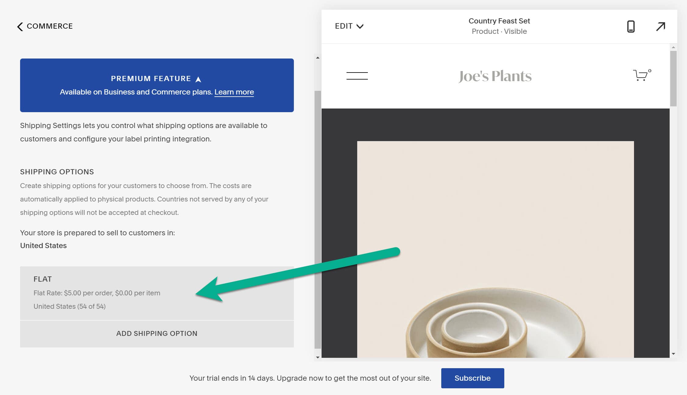 flat - Squarespace tutorial