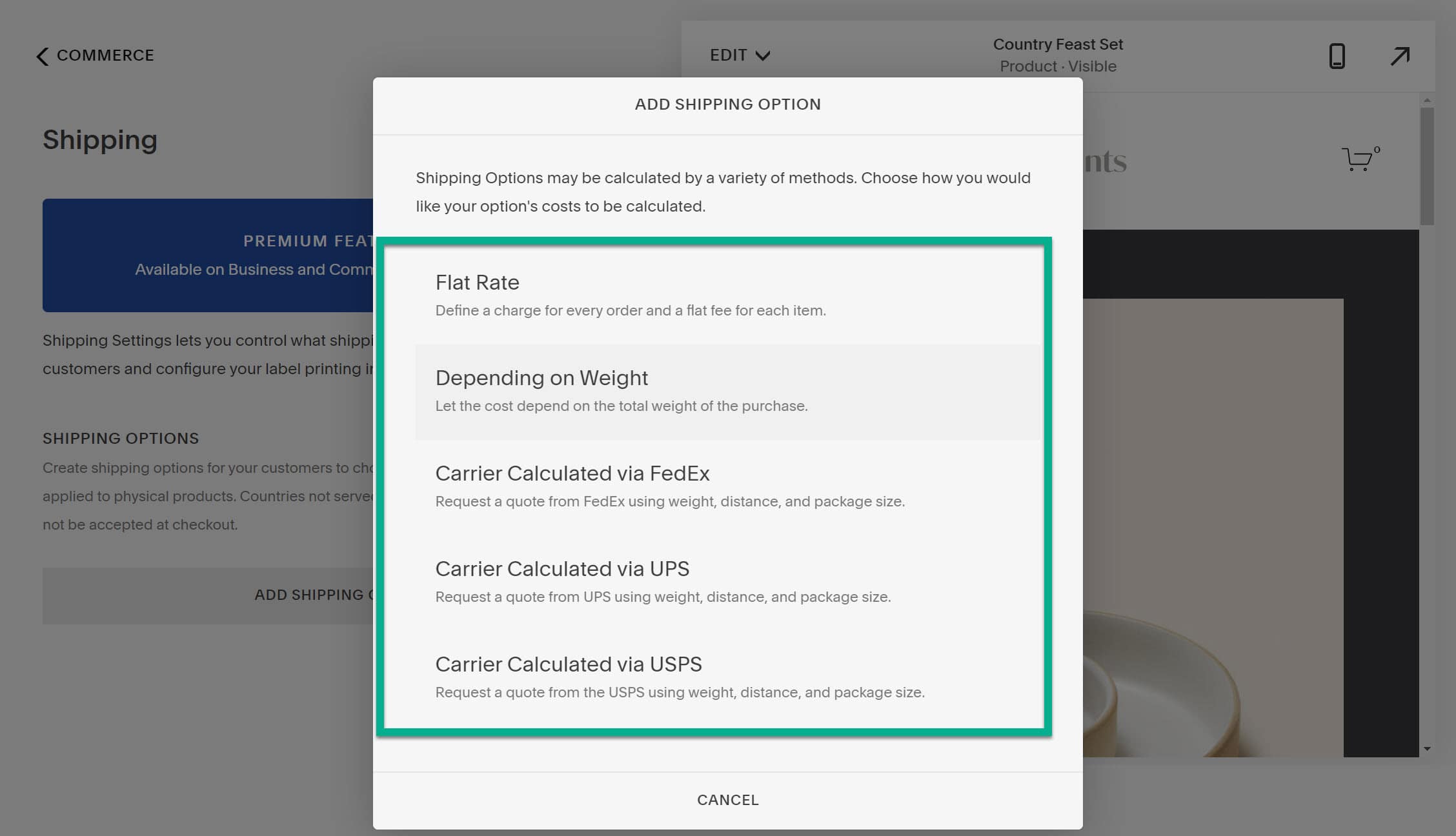 flat rate - Squarespace tutorial
