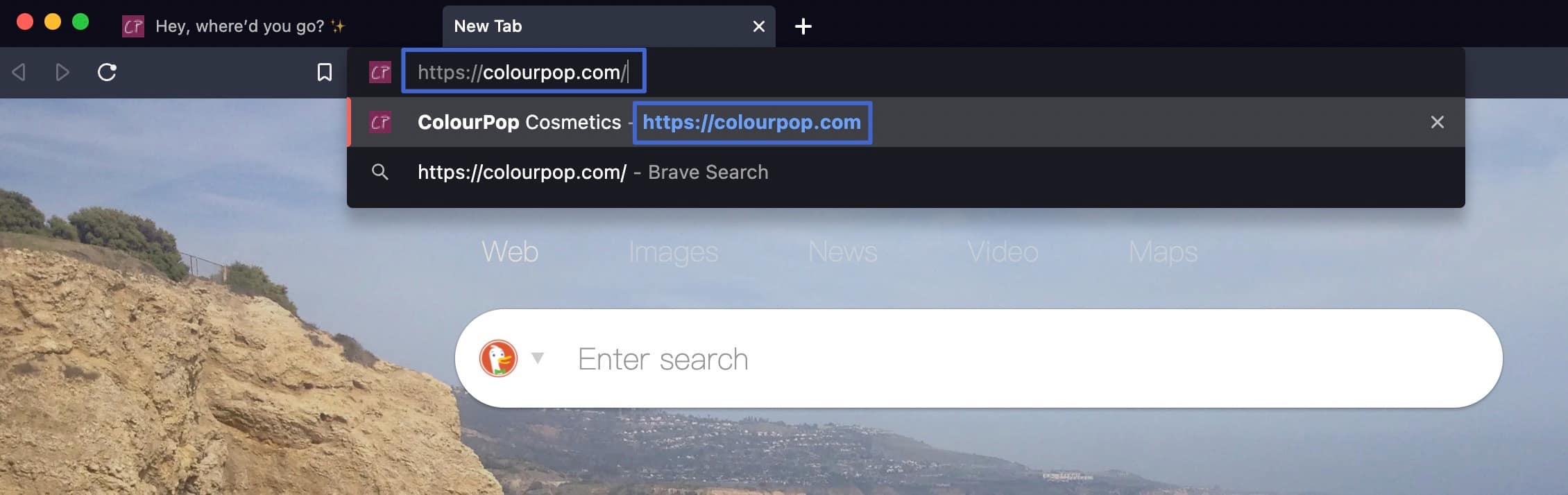 seeing the HTTPS in the URL