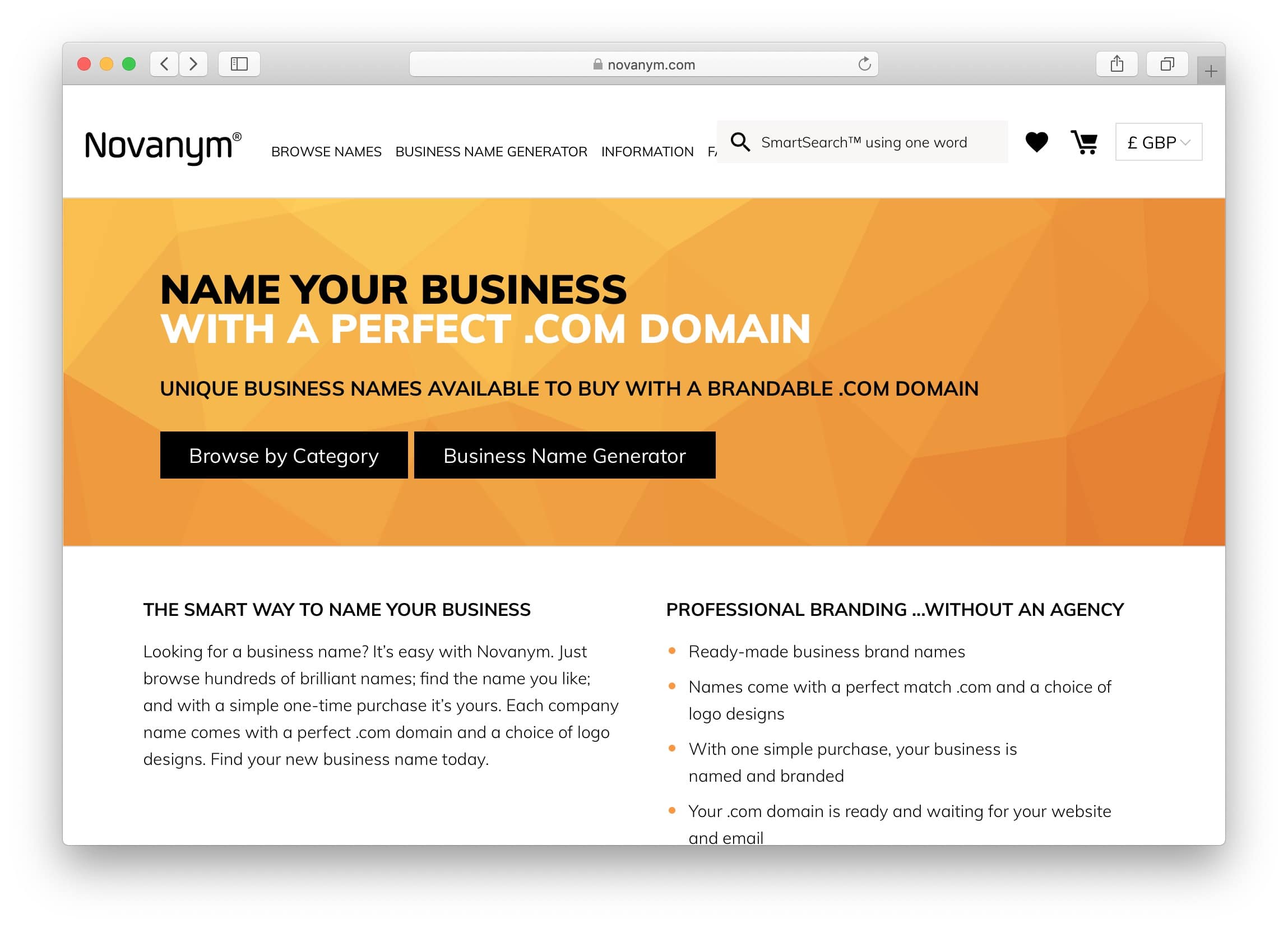 Best free business name generators: Novanym