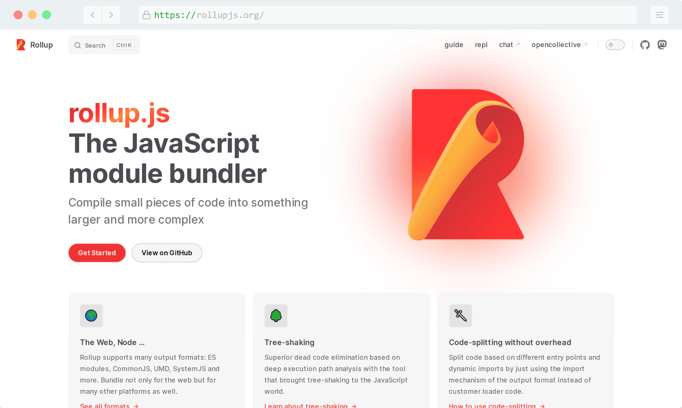 Rollup JavaScript build tool