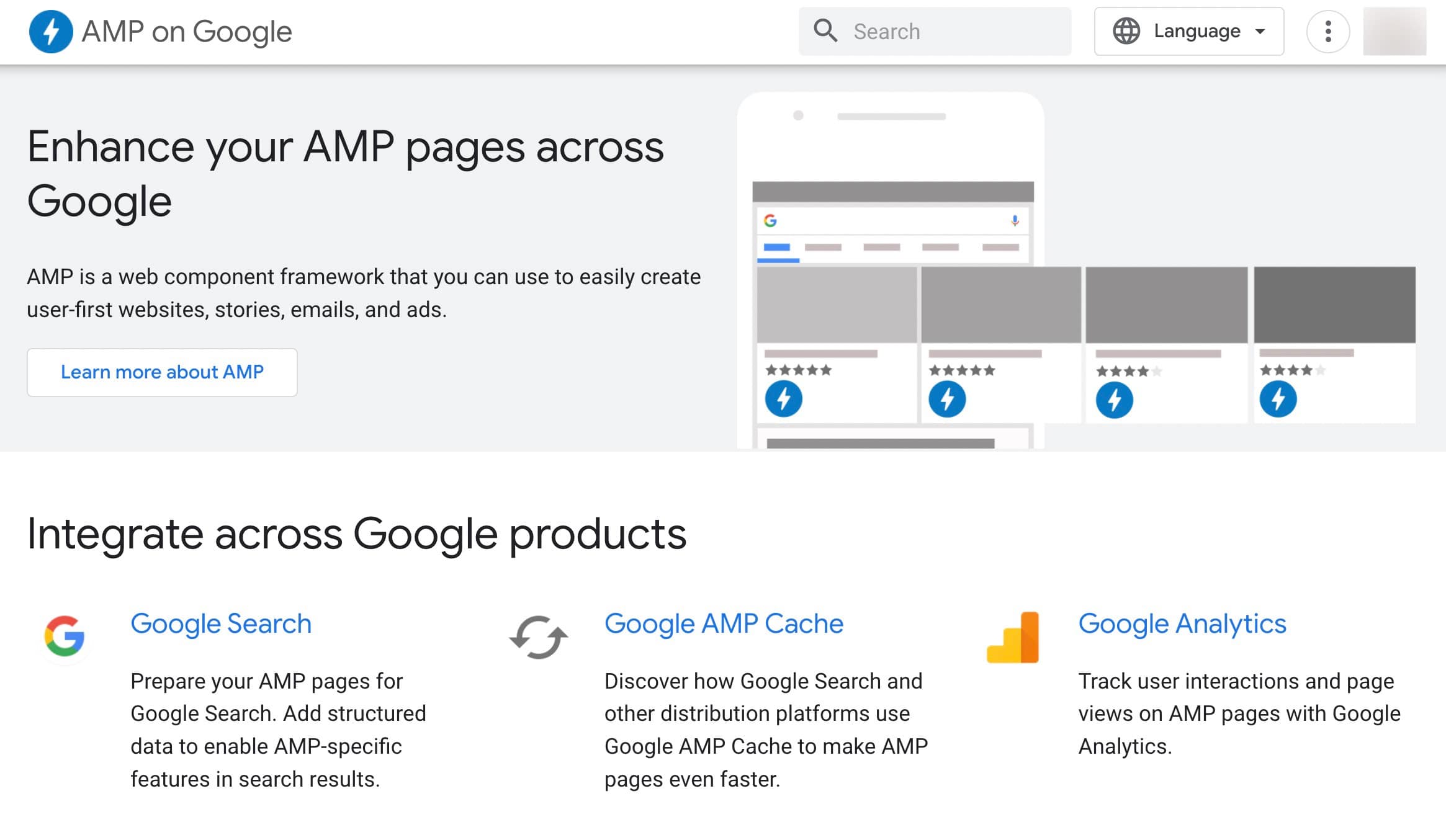AMP for Google
