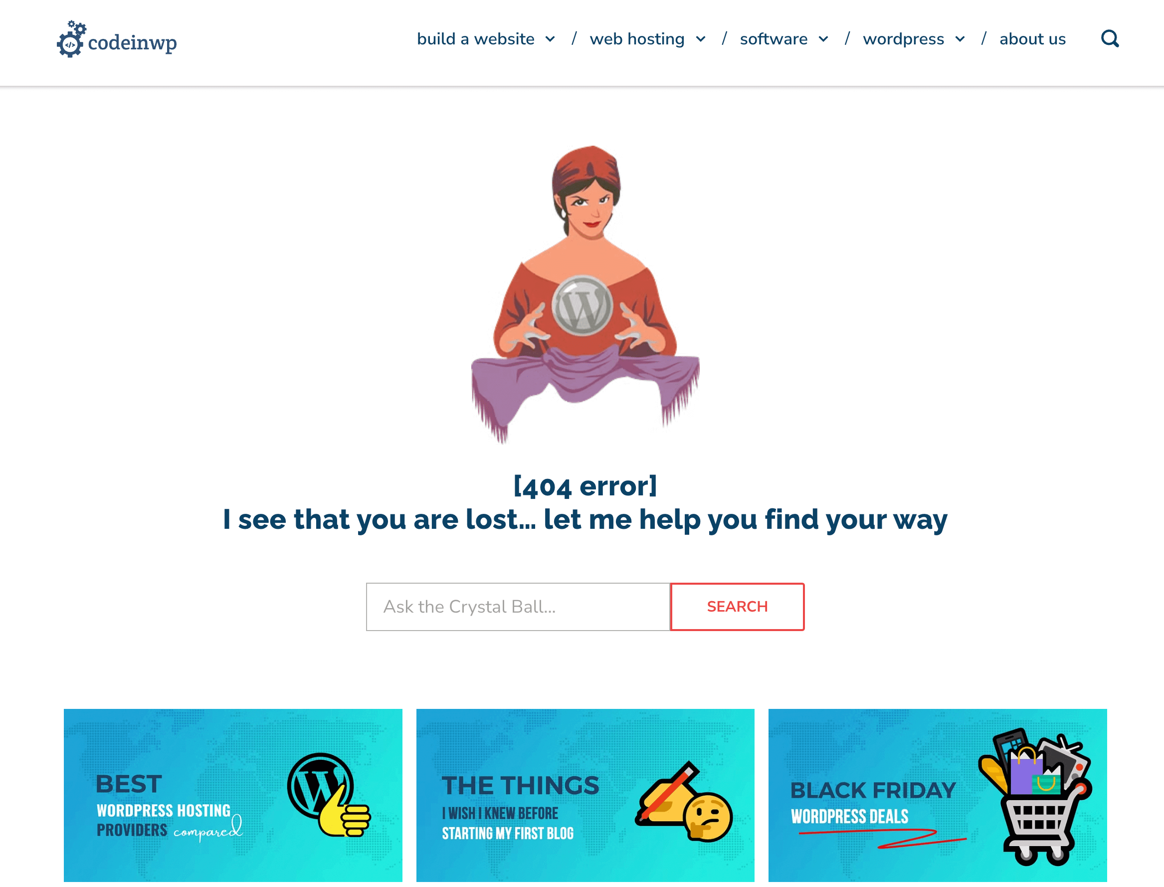 Learn how to set a 404 page in WordPress like CodeInWP has.