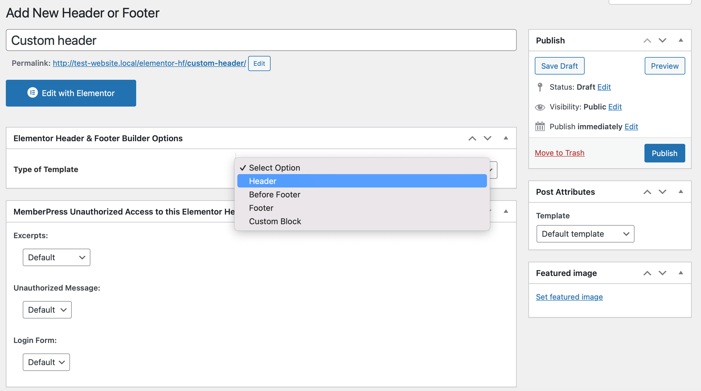 How to edit a WordPress header with a plugin.